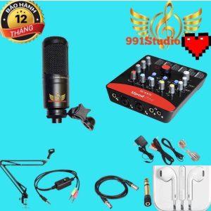 Bộ hát thu âm icon Upod Pro + Míc AT2020 Chính Hãng