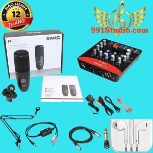 Bộ icon upod pro míc akg p120 chính hãng